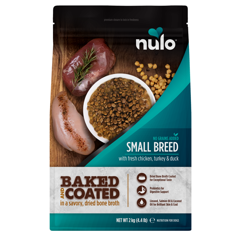 Baked & Coated Small Breed Chicken, Duck & Turkey Recipe for Dogs