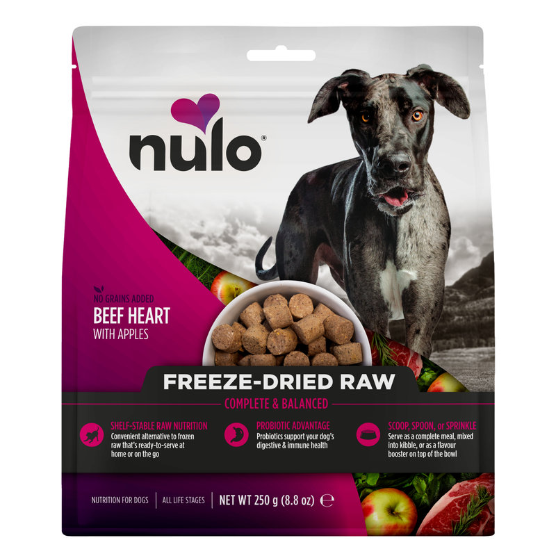 Freeze-Dried Raw Beef Recipe with Apples for Dogs