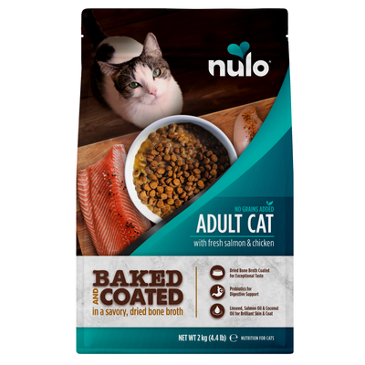 Baked & Coated Salmon & Chicken Recipe for Cats
