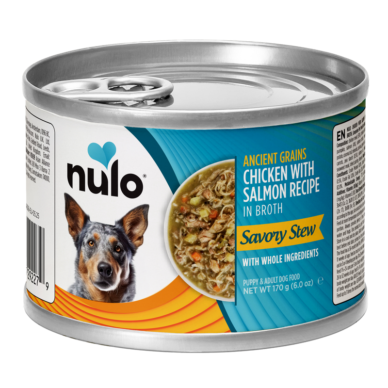 Savory Stews Ancient Grains Chicken & Salmon Recipe for Dogs
