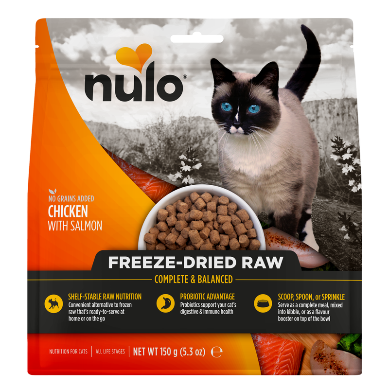 Freeze-Dried Raw Chicken & Salmon Recipe for Cats