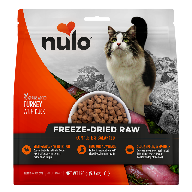 Freeze-Dried Raw Turkey & Duck Recipe for Cats